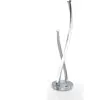 9141 EN ACIER 55 LAMPE de table, 1 X LED/7,20 W/3000 K, 1 X LED/4,80 W