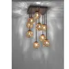 Paul Neuhaus plafonnier Greta, 55 cm, à 9 lampes, métal, G9