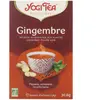 YOGI TEA - Gingembre 17 sachets infuseurs de 1.8g (Menthe - Gingembre)