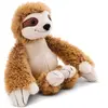 Doudou paresseux Slobby 15cm qui s'agite GREEN