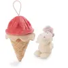 Peluche unicorne dans une glace Nici Creamy Pink 10 cm