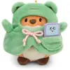 Peluche Nici Renard Geeks avec jeu vidéo et costume grenouille 8 cm