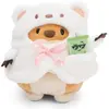 Peluche Nici Chien Hiro avec bubble tea et costume Ours Polair 8 cm