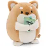 Peluche chien avec bubble tea Nici Hiro Beige 27 cm 61158