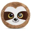 NICI- Coussin GLUBSCHIS Paresseux Heywood 32x32cm Brun-Oreiller en Peluche Doux pour Les garçons, Les Filles, Les bébés-idéal pour la Maison, la Maternelle ou en déplacement, 61368