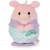 Peluche Nici Cochon Onk avec coquillage et costume sirene 8 cm