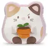 Peluche chat avec pot de fleurs Nici Angy 35x33x12 cm