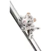 Peluche Nici Snow Leopard Eleni Snowbell Gris 12 cm 62404