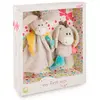 Nici Peluche + Couette Âne Muli Avec Message Teddy 18 Cm