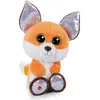 NICI Glubschis : L’Original   Renard en Peluche Runizzi Glubschis 15 cm I Doudous Renards Assis avec de Grands Yeux Scintillants I Doudou Animal pour Les Amateurs de Peluches 47695