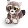 Nici raton laveur en peluche Glubschis Clooney junior 25 cm gris/blanc