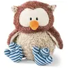 Nici Hibou Oscar Avec Tête Articulée D´ours En Peluche Pivotante 25 Cm