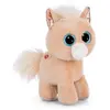NICI Peluche GLUBSCHIS poney Miss Cinnamon 17cm beige - Peluche douce et durable, mignonne peluche à câliner, pour jouer, pour enfants et adultes, une excellente idée de cadeau