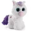 NICI Cuddly Toy Glubschis Unicorn Lilaluna 17 cm White Standing   Sustainable Soft Plush Toy Cute Plush Toy for Cuddling and Playing, for Children and Adults, Great Gift Idea