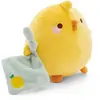 NICI Peluche Piu Piu avec Doudou 16 cm Jaune - Peluche pour Les bébés et Les Tout-Petits, pour Toucher, se blottir, Explorer et s'endormir - 49959