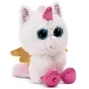 NICI Peluche GLUBSCHIS licorne Glowy Kaddi 15cm blanc - Doudou en peluche, mignonne peluche à câliner, pour jouer, pour enfants et adultes, une excellente idée de cadeau