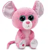 NICI Peluche GLUBSCHIS Souris Miss Mausie 25cm rose - Doudou en peluche, mignonne peluche à câliner, pour jouer, pour enfants et adultes, une excellente idée de cadeau