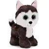NICI GLUBSCHIS Doudou chien Husky Barkley 15 cm - Peluche colorée avec de grands yeux scintillants, peluche pour les amateurs de doudous - 49398