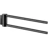 Keuco Plan Black Selection Barre porte-serviette de toilette, 14919370000,