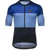 Maillot manches courtes gore wear spirit stripes bleu noir
