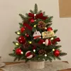MICH Mini Sapin de Noël Artificiel Avec Guirlandes Lumineuses LED - Pe...