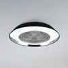 RL LIVE YOUR LIGHT Reality Leuchten Ventilateur de plafond LED Varberg, silencieux, Ø 55 cm, CCT, noir