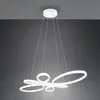 Trio Lighting Suspension LED Fly, blanc mat, 4 000 K, 83 cm x 45 cm