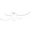 Trio Lighting Plafonnier LED Fly, blanc mat, 4 000 K, 83 cm x 45 cm