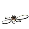 Trio Lighting Plafonnier LED Fly, noir mat, 3.000 K, 83 cm x 45 cm