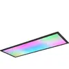 RL LIVE YOUR LIGHT Reality Leuchten Plafonnier LED Beta, longueur 80 cm, noir, RGBW, CCT