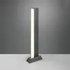 Potelet led smd 16w, 1800lm, 3000k, verre blanc, anthracite - ip65 - t...