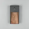 Applique murale led, 11w, 1200lm, 3000k, ip44, imitation bois - trio -...