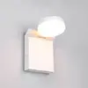Trio Lighting Applique d'extérieur LED Adour, blanc mat, basculant, CC...