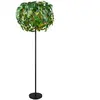 Reality Leuchten Lampe sur pied Leavy, noir/vert, hauteur 180 cm, à 3 ...