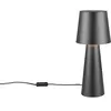 Trio Lighting Lampe à poser Nubian, noir, hauteur 40 cm, métal, E27