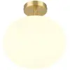 Lampe de plafond verre et métal Fomento Trio Lighting