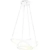 Trio Lighting Suspension LED Darvin, longueur 64 cm, blanc mat, métal, CCT