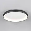 Trio Lighting Plafonnier LED Cardona, Ø 75 cm, noir mat, métal, CCT
