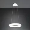 Trio Lighting Suspension LED Cardona, Ø 46,5 cm, blanc, CCT, métal