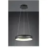 Trio Lighting Suspension LED Cardona, Ø 46,5 cm, noir, CCT, métal