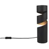 Trio Lighting Lampe à poser Stream, noir, hauteur 35 cm, métal, GU10