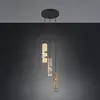 Trio Lighting Suspension Stream, multicolore, Ø 28 cm, 3 lampes, métal...