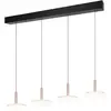 Trio Lighting Suspension LED Celeste blanc/marron 115 cm à 4 lampes. v...