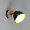 Reality Leuchten Plafonnier Delume, noir, Ø 15 cm, à 1 lampe, métal/bo...