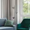 Trio Lighting lampe sur pied LED Romeo, hauteur 150 cm, noir, métal, à...