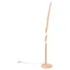 Reality Leuchten Lampadaire LED Ginko, sable, métal, hauteur 110 cm