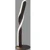 Lampe de table LED, métal, noir, interrupteur à cordon, H 40,5 cm