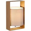 Lampe de table 27 cm métal et tissu Pail Trio Lighting