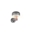 Trio Lighting Applique d'extérieur Fraser Sensor, gris/aspect bois, al...