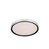 Reality Leuchten Plafonnier LED Varda, noir, Ø 39 cm, télécommande